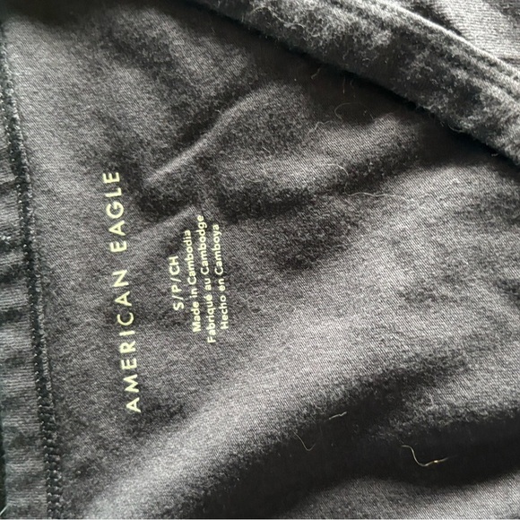 2 Black/gray Crop Tops. American Eagle & SO. Small - Picture 2 of 7